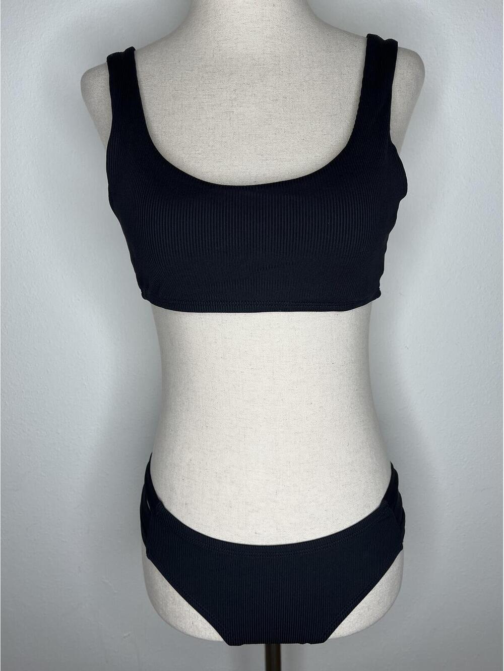 NWOT Becca Women's Black Two Piece Swimsuit Size Small
